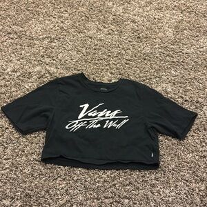 Women’s vans crop tshirt. Size small